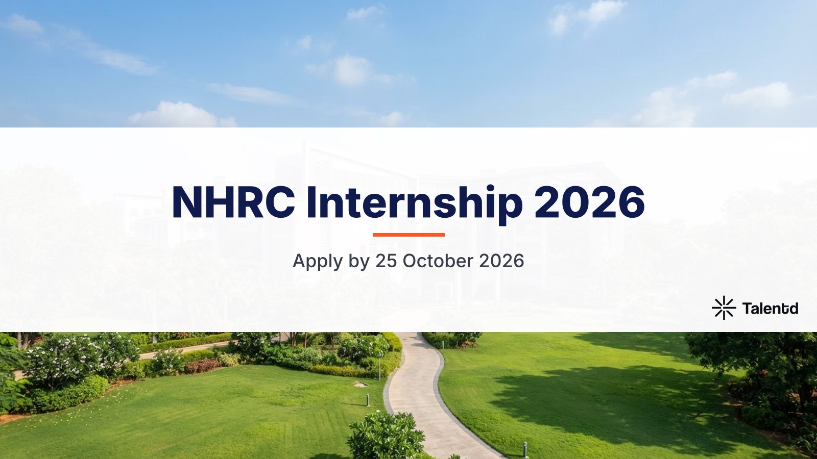 NHRC Internship 2026: Paid Online Short-Term Internship, Rs 2,000 Stipend, Apply by 25 October